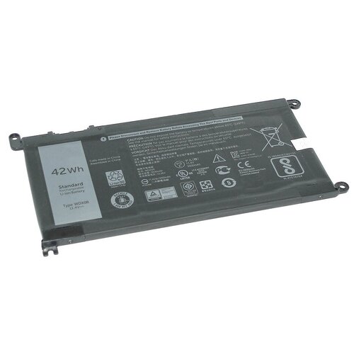 Аккумуляторная батарея для ноутбука Dell 15-5538 (WDX0R) 11.4V 3500mAh znovay yrdd6 battery for dell inspiron 14 5585 3400 5488 5493 5593 p90f akku batteria 11 4v 42wh