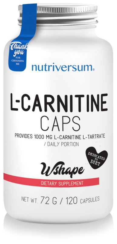 Nutriversum L-Carnitine Caps, 120 капсул,