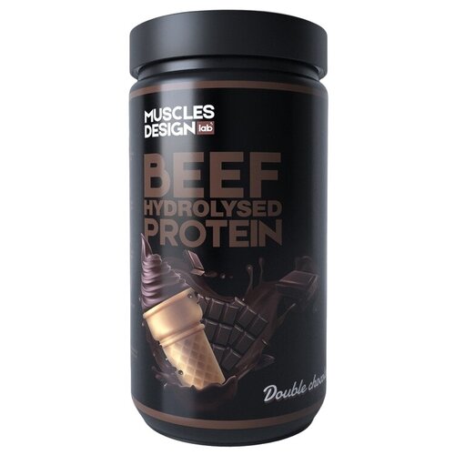 Muscles Design Lab Beef Hydrolysed Protein 908 гр (двойной шоколад)