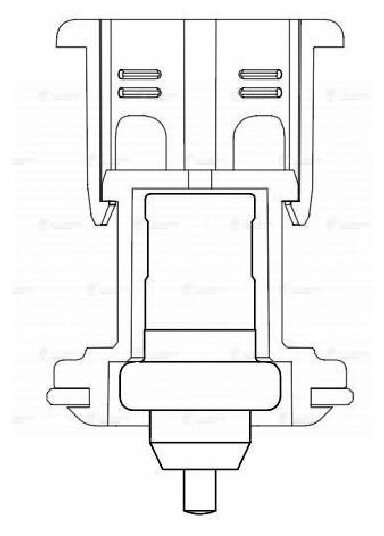 Термостат для автомобилей Octavia A7 (13-) (термоэлемент) (105°С) LUZAR - фото №9