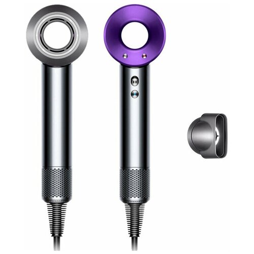 Фен негативный ионный фен с диффузным 1600w быстрый отдув сопла пурпурный фен щетка для волос с вращением 513000₽