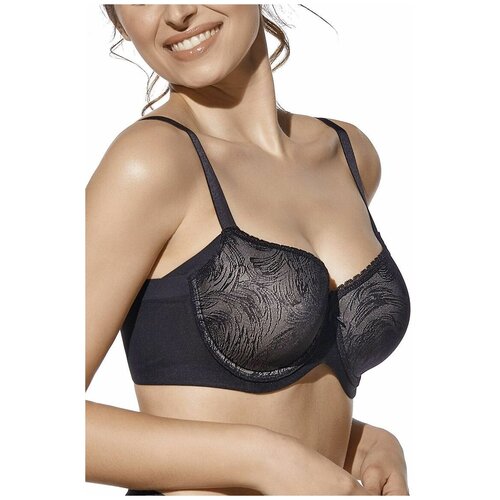 фото Бюстгальтер violeta с формованными чашками на каркасах 105c, дымчатый creaciones selene