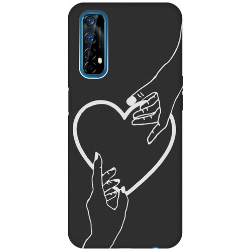 Матовый Soft Touch силиконовый чехол на realme 7, Рилми 7 с 3D принтом Hands W черный матовый soft touch силиконовый чехол на realme 7 рилми 7 с 3d принтом chaos w черный