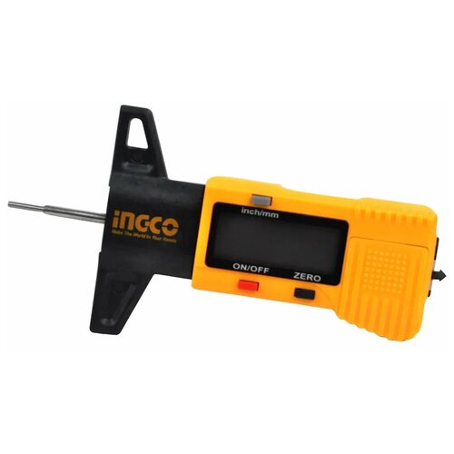 Инструмент INGCO_Handtools Глубиномер протектора шин Диапазон: 0–25,4 мм,Показания:0,01 мм,Батарея 3 В
