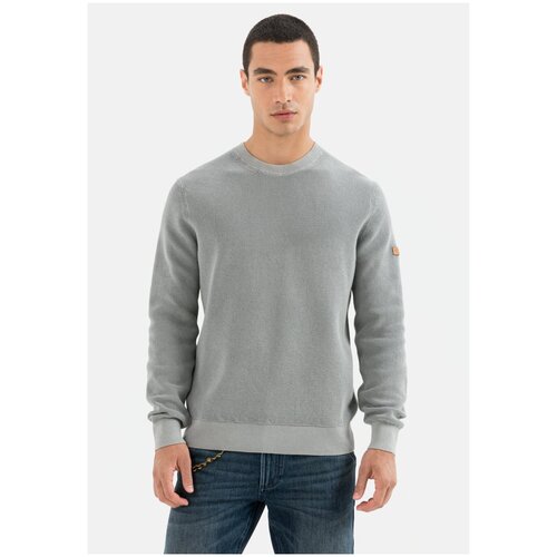 фото Мужской свитер camel active,цвет серый,размер l (50-52)