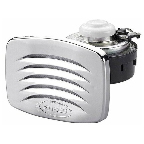Горн-улитка Marco сигнал электрический врезной хромированный 12В Италия 7700₽