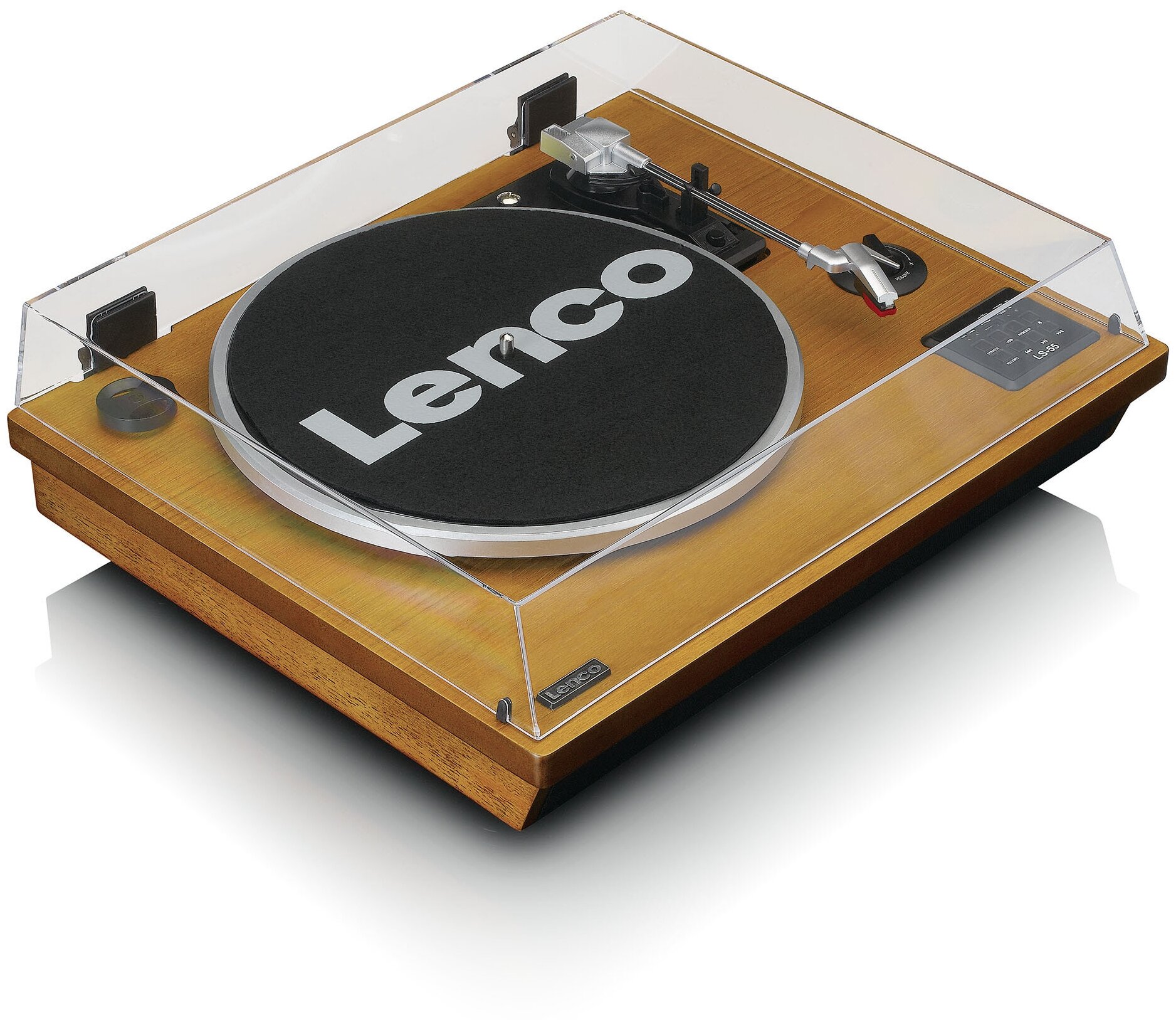 Виниловый проигрыватель Lenco LS-55 WALNUT