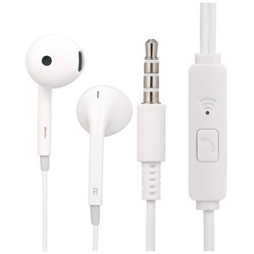 Наушники Lenovo HF170 Half In-Ear Earphone White 51000₽
