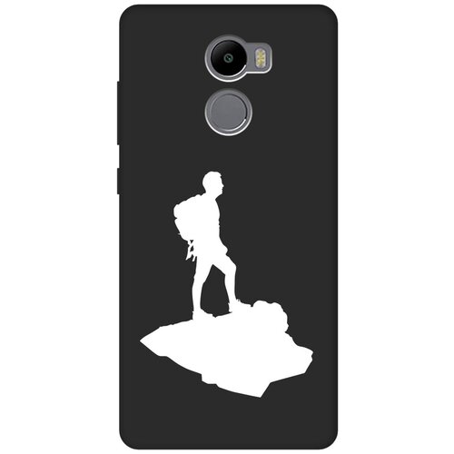 Матовый чехол Trekking W для Xiaomi Redmi 4 / Сяоми Редми 4 с 3D эффектом черный матовый чехол trekking w для xiaomi redmi 4 сяоми редми 4 с 3d эффектом черный