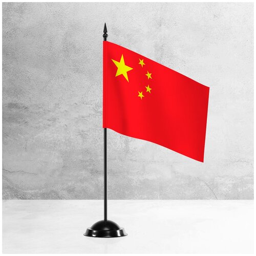 настольный флаг турции на пластиковой черной подставке Настольный флаг Китая на пластиковой черной подставке