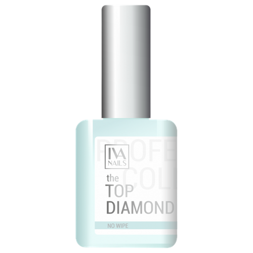 IVA Nails верхнее покрытие Top Diamond Shine, бесцветный, 15 мл верхнее покрытие для гель лаков iva nails топ для гель лака the top diamond shine