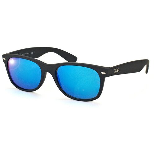 солнцезащитные очки new wayfarer unisex ray ban Солнцезащитные очки Luxottica, черный, синий