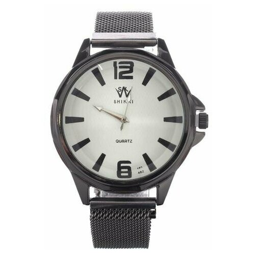 фото Часы наручные shikai 482 d=4.2 см, хром