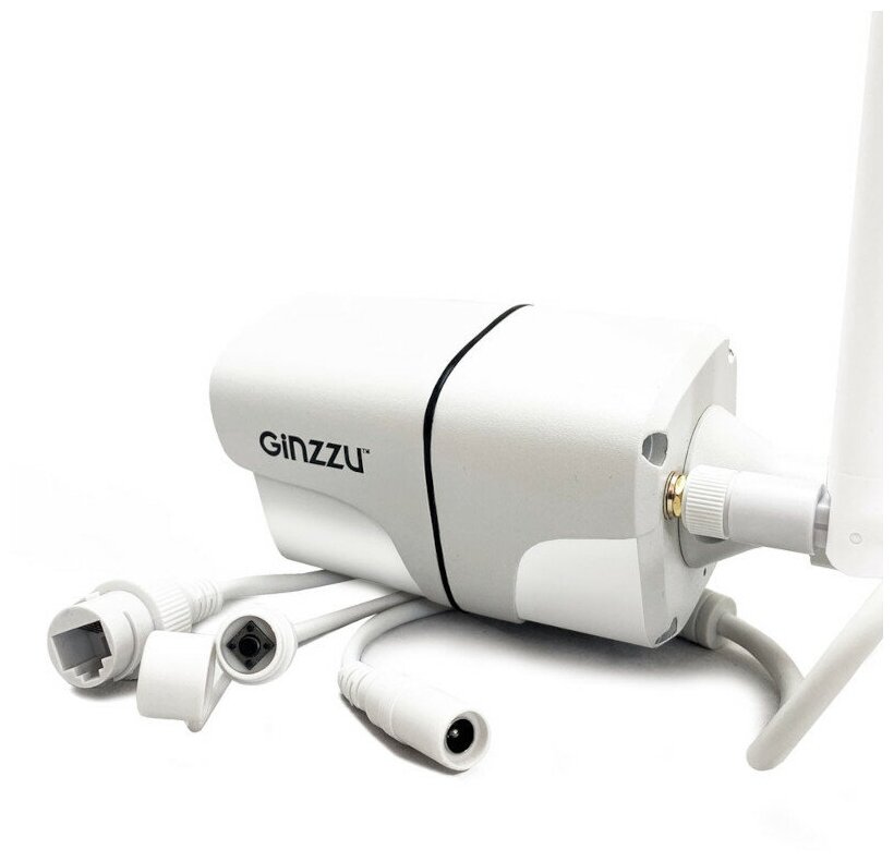 Камера в/наблюдения GINZZU HWB-2304A, WiFi 2.0Mp, 3.6mm, SD, IR 40м, IP66, мет. - фотография № 8