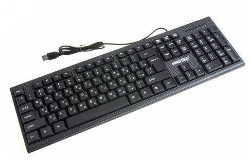 Проводная клавиатура мультимедийная SmartBuy One SBK-115-K USB, чёрная