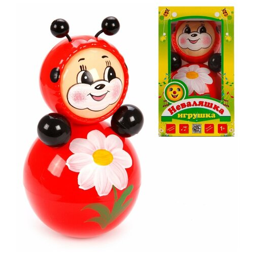 Игрушка-неваляшка Божья коровка бренда Неваляшки-Котовск, для девоч., возр. 3 года