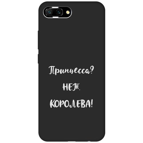 Матовый Soft Touch силиконовый чехол на Honor 10, Хонор 10 с 3D принтом Princes? W черный матовый soft touch силиконовый чехол на honor 10 хонор 10 с 3d принтом infinity w черный