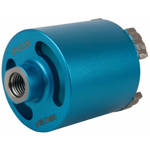 Коронка алмазная Bycon для подрозетников d72 с верхним пылеотведением