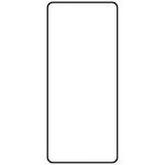 Защитное стекло полноклеевое на Xiaomi Poco F4 GT / Сяоми Поко Ф4 ГТ противоударное Premium, черная рамка - изображение