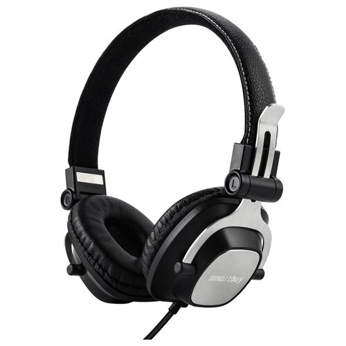 Наушники с микрофоном Smartbuy Rythm складная конструкция металлические направляющие 12м черный 71100₽