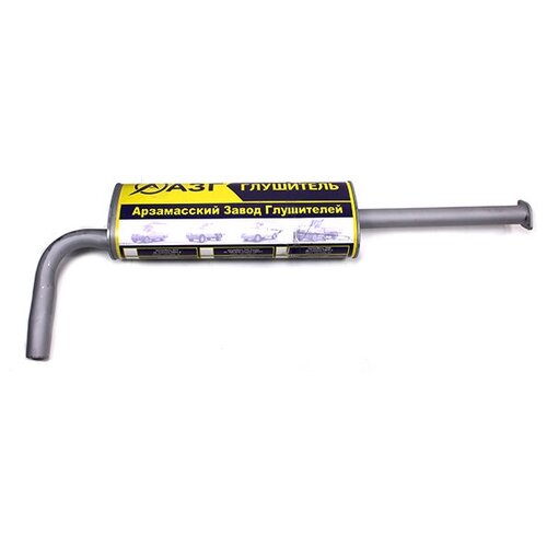 Глушитель АЗГ Арзамас для Газель Бизнес двигатель УМЗ-4216, Chrysler Евро-3 удлиненная база 1550мм, жесткий флянец