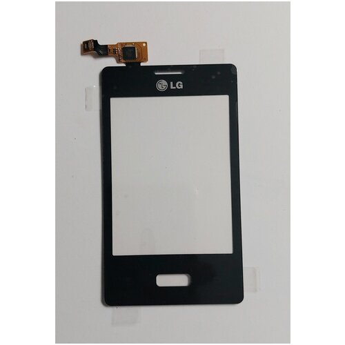 Тачскрин для LG E400 Optimus L3 (черный) сенсорное стекло тачскрин для lg e400 optimus l3 черное