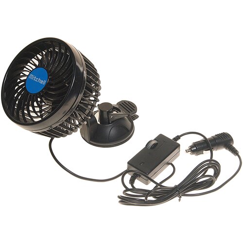 Вентилятор HX-701 12см 45 12V 4W диммер на вакуумной присоске с регулируемыми углами обдува blackblue MITCHELL 150000₽