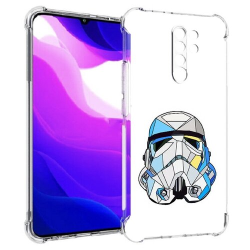 Чехол задняя-панель-накладка-бампер MyPads star wars дарт вейдер для Xiaomi Redmi 9/Xiaomi Poco M2/Poco M2 Reloaded противоударный