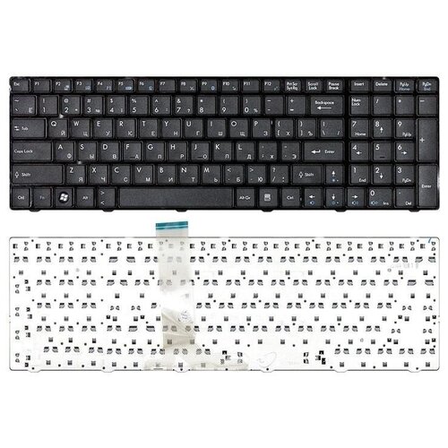 Клавиатура keyboard V123322CK1 для ноутбука MSI A6200 A6205 CX620MX GE620 CR650 GX660 GX680 CX61 GP60 GT660 GT680 GT683 черная 1769₽