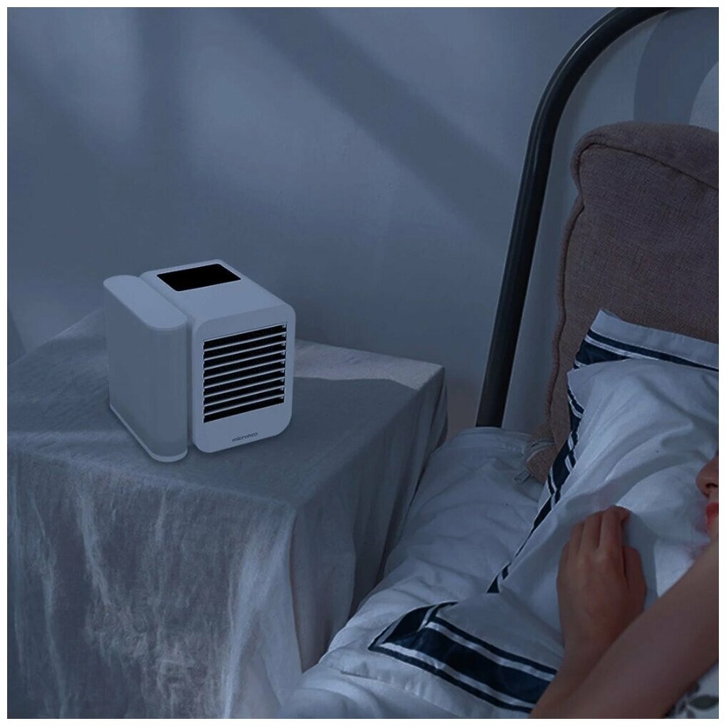 Настольный кондиционер с регулировкой температуры и водяным охлаждением, Вентилятор Xiaomi Microhoo Personal Air Conditioning Fan MH01R White - фотография № 17