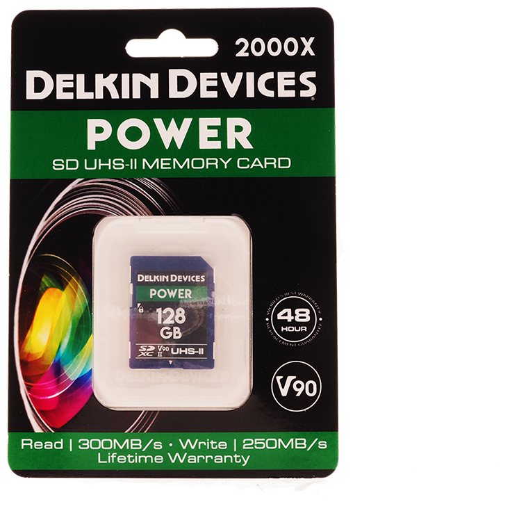 Карта памяти Delkin Devices Power SDXC 128GB 2000X UHS-II Class 10 (DDSDG2000128)