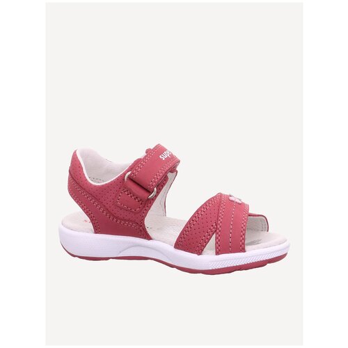 Туфли летние открытые SUPERFIT, для девочек, цвет Розовый, размер 24