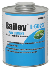 Клей для труб ПВХ Bailey L-6023 473 мл