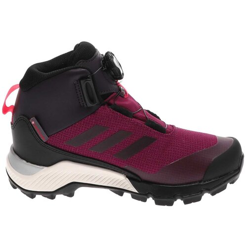 фото Ботинки adidas, размер 28, бордовый, черный