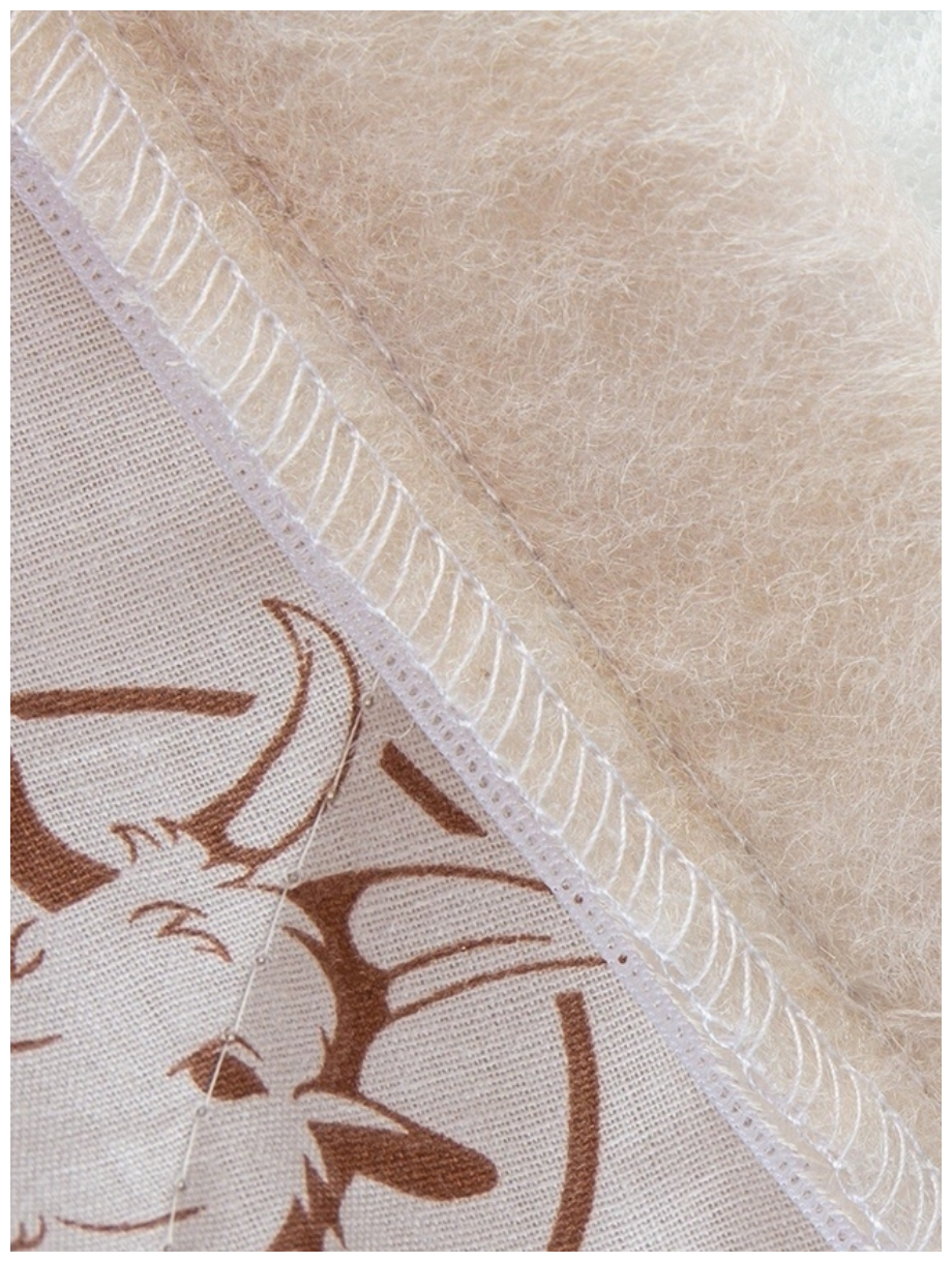 Подушка Эльф Кашемир Naturel в хлопке, Средняя жесткость, Кашемир, 68x68 см - фотография № 6