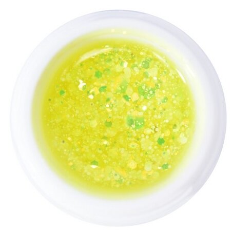 Гель краска для ногтей MOOZ Vitamin C укрепляющий, с блестками, полупрозрачный, 5 мл