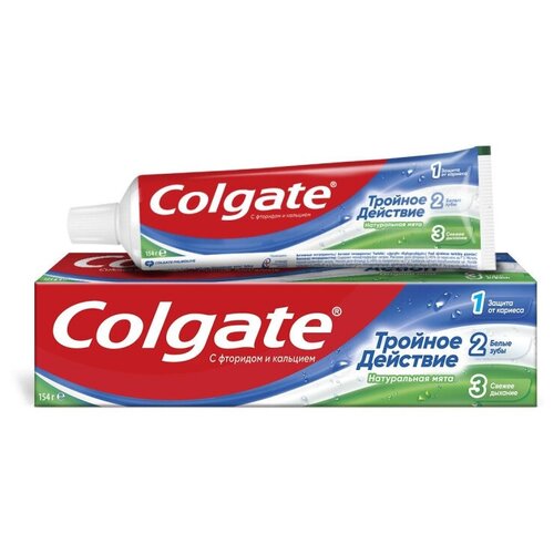 Зубная паста COLGATE Тройное Действие 100мл, 1 шт.