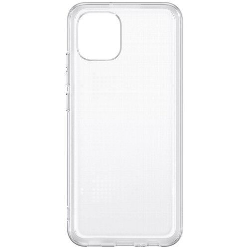 Samsung Чехол (клип-кейс) Samsung для Samsung Galaxy A03 Soft Clear Cover прозрачный (EF-QA035TTEGRU) оригинал samsung ef qa710c clear cover чехол накладка для samsung galaxy a7 2016 silver серебристый