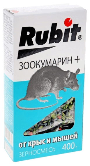 Рубит Зоокумарин + зерновая смесь 400г пакет 62453 - фотография № 11