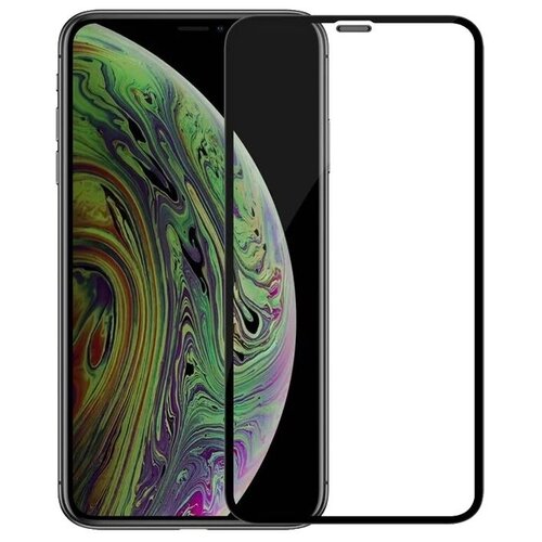 Защитное стекло OrangeStereo для Apple iPhone 11 Pro / XS / X Full Glue с рамкой 2.5D case friendly черное