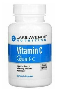 Lake Avenue Nutrition Vitamin C Quali-C (Витамин C) 1000 мг 60 вегетарианских капсул (США 100%)