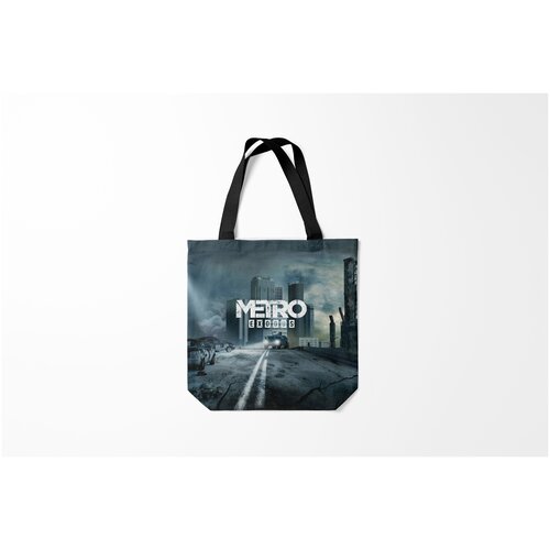 фото Сумка-шоппер / 40х40 см / геймерам / metro exodus burnettie