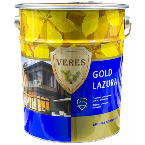 VERES пропитка Gold Lazura, 10 л, №19 Дуб