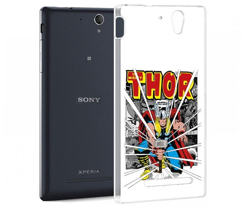 Чехол задняя-панель-накладка-бампер MyPads тор рисунок для Sony Xperia C5 Ultra/C5 Ultra Dual противоударный