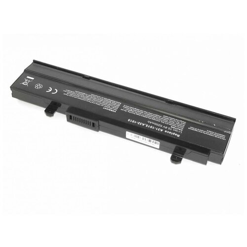 Аккумулятор (Батарея) для ноутбука Asus Eee PC 1015 (A32-1015) 10,8V 5200mAh REPLACEMENT черная аккумулятор батарея для ноутбука asus eee pc 1015 a32 1015 10 8v 5200mah replacement черная