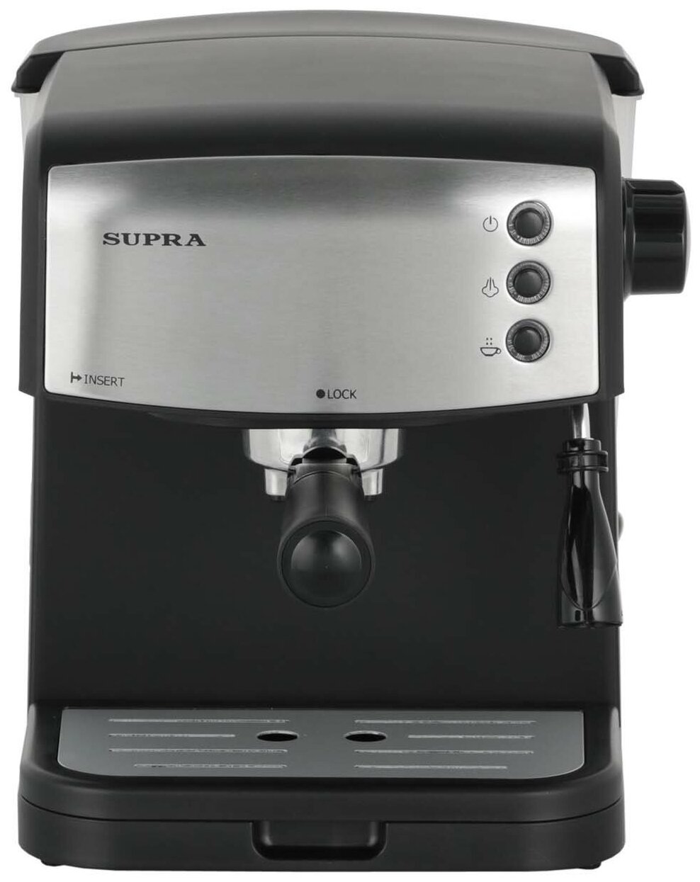 Кофеварка рожковая SUPRA CMS-1510 черный/хром - фотография № 3