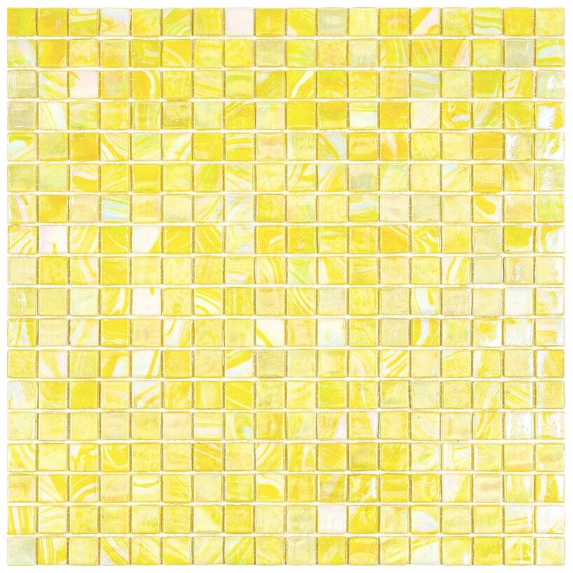 Мозаика Alma NB708-m из глянцевого цветного стекла размер 30х30 см чип 15x15 мм толщ. 4 мм площадь 0.09 м2 на сетке