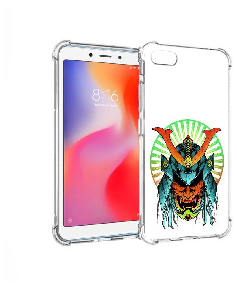 Чехол задняя-панель-накладка-бампер MyPads ешимитсу рисунок для Xiaomi Redmi 6A противоударный