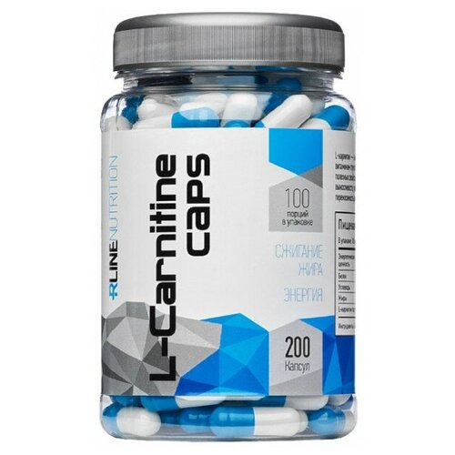 фото Л-карнитин rline l-carnitine caps - 200 капсул