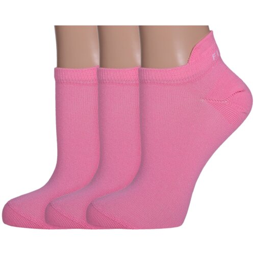 фото Женские носки lorenzline, вязаные, размер 23 (36-37), розовый
